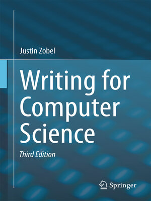 cover image of Writing for Computer Science